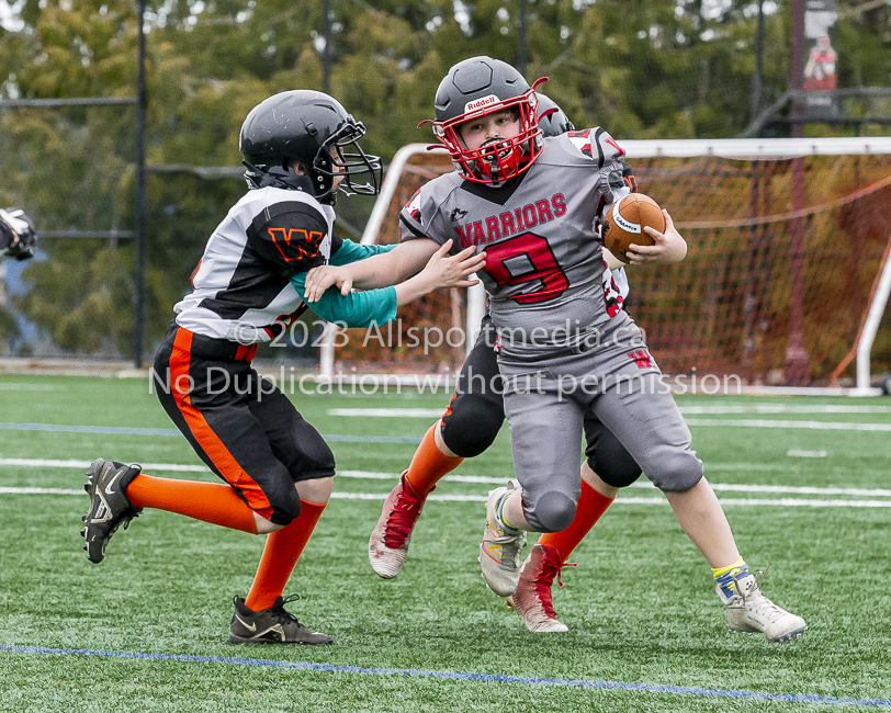 Warriors westshore Wolverines Saanich GVMFA  Goudy Langford football