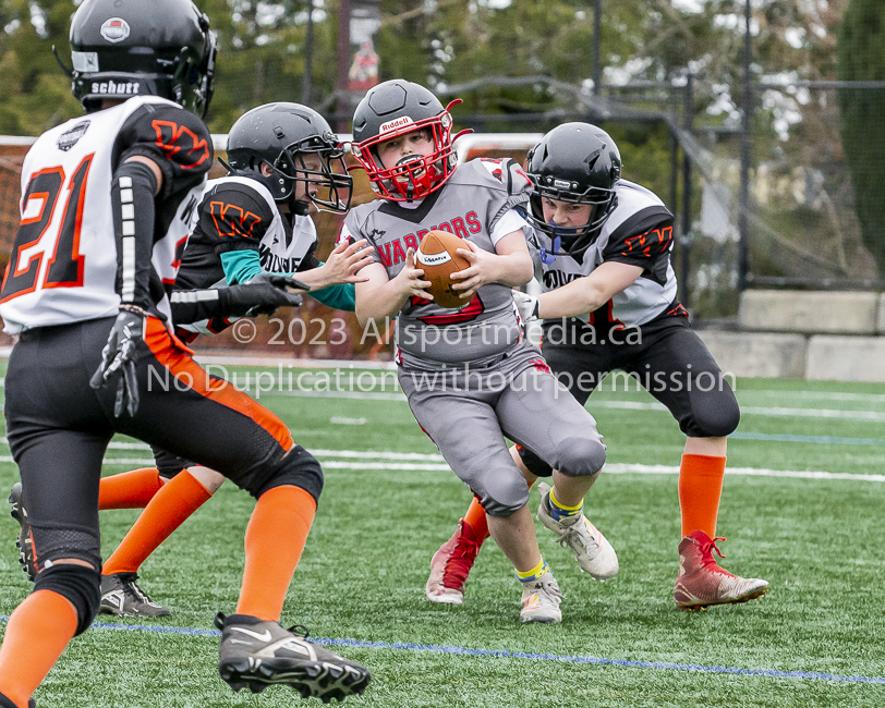 Warriors westshore Wolverines Saanich GVMFA  Goudy Langford football