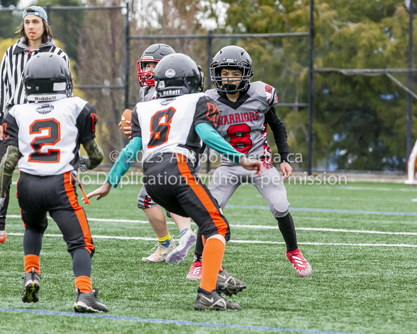 Warriors westshore Wolverines Saanich GVMFA  Goudy Langford football