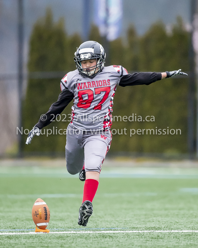 Warriors westshore Wolverines Saanich GVMFA  Goudy Langford football