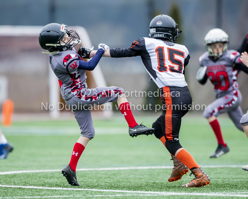 Warriors westshore Wolverines Saanich GVMFA  Goudy Langford football