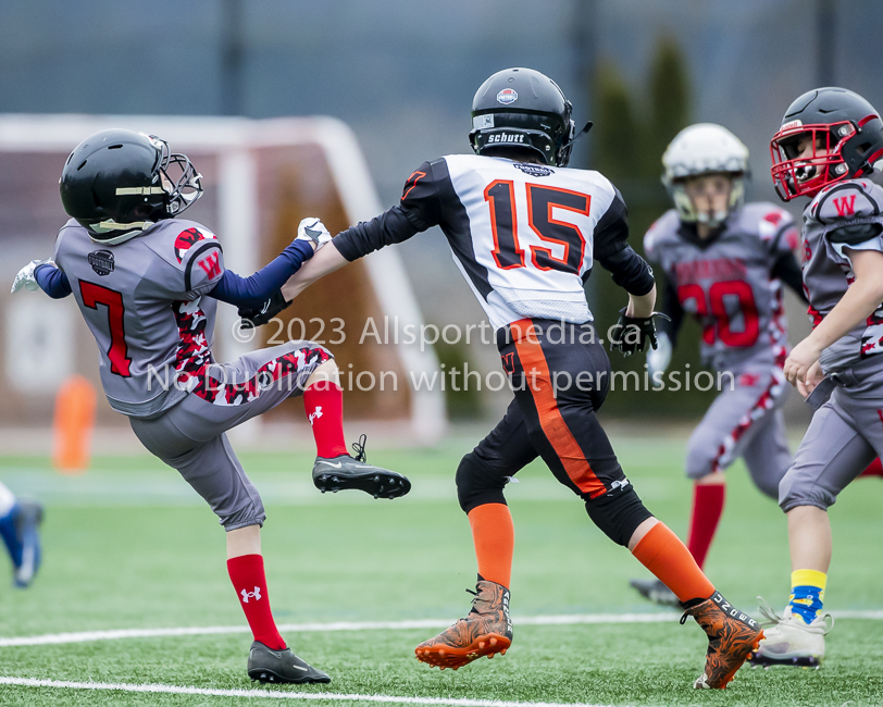 Warriors westshore Wolverines Saanich GVMFA  Goudy Langford football