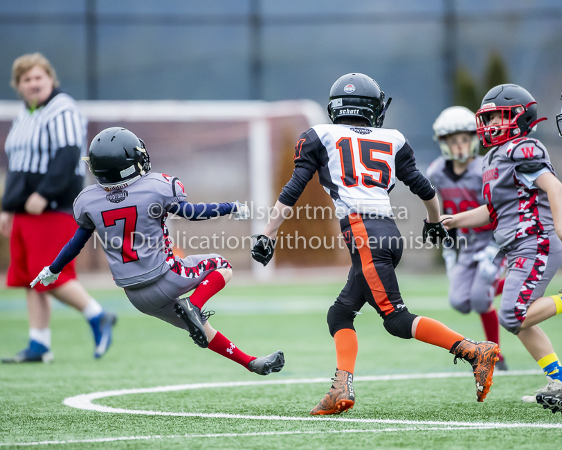 Warriors westshore Wolverines Saanich GVMFA  Goudy Langford football