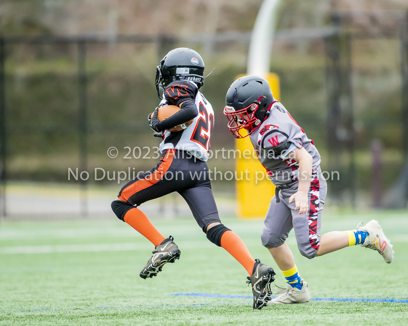 Warriors westshore Wolverines Saanich GVMFA  Goudy Langford football