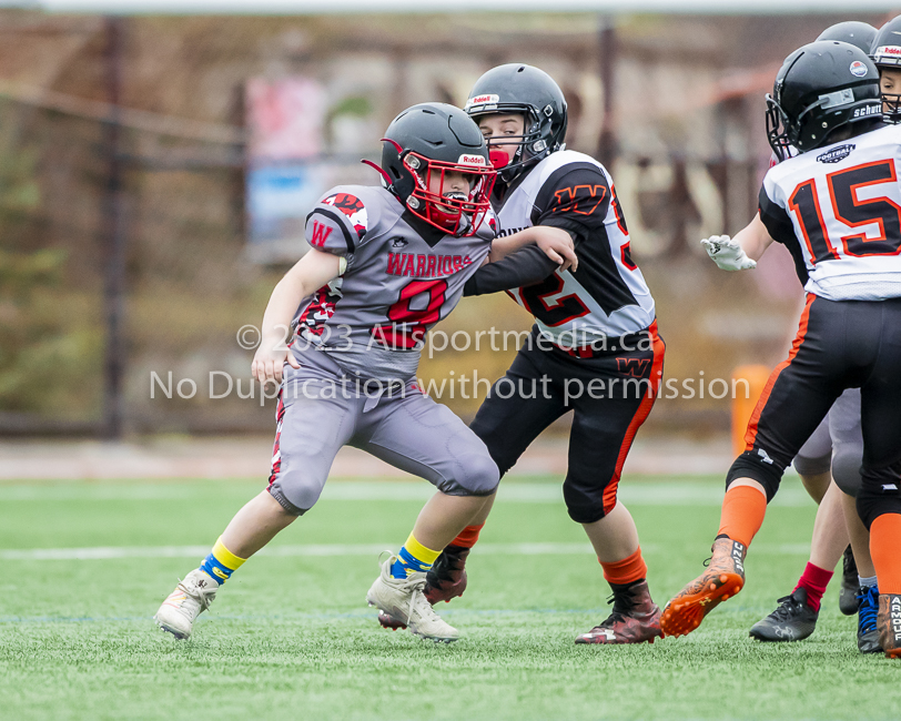 Warriors westshore Wolverines Saanich GVMFA  Goudy Langford football