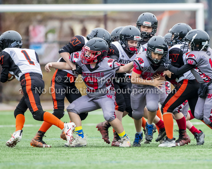 Warriors westshore Wolverines Saanich GVMFA  Goudy Langford football