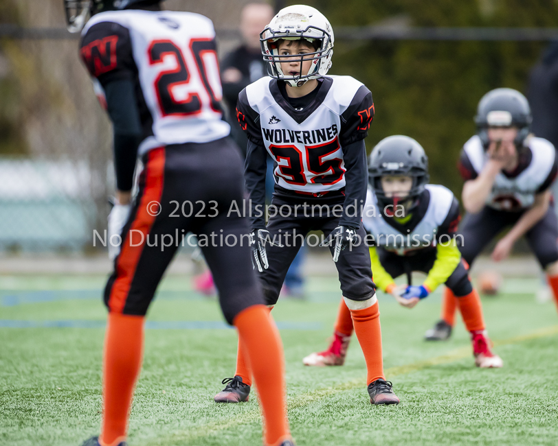 Warriors westshore Wolverines Saanich GVMFA  Goudy Langford football