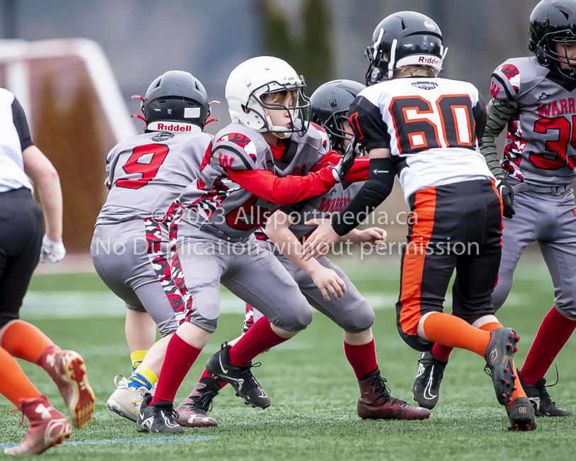 Warriors westshore Wolverines Saanich GVMFA  Goudy Langford football