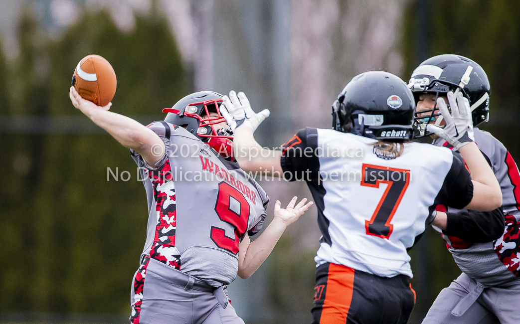 Warriors westshore Wolverines Saanich GVMFA  Goudy Langford football