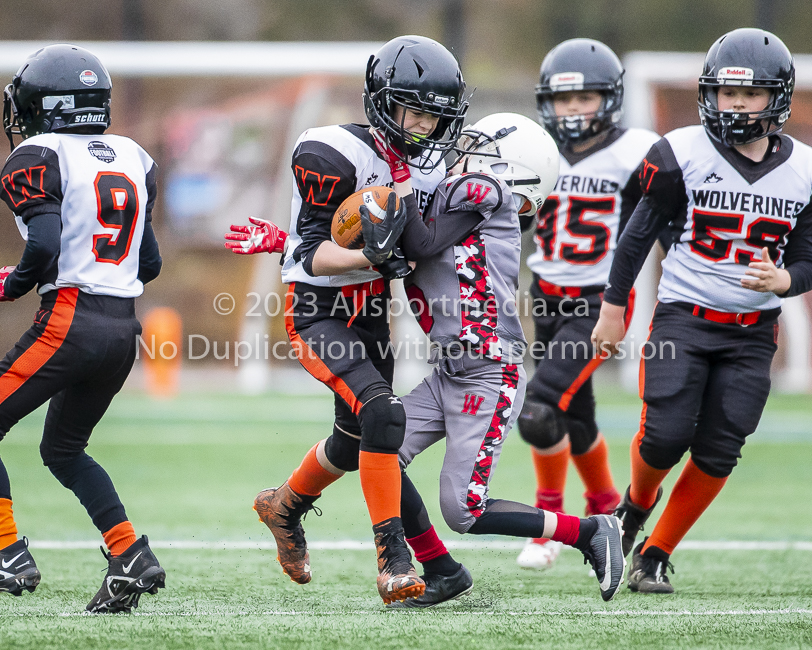 Warriors westshore Wolverines Saanich GVMFA  Goudy Langford football