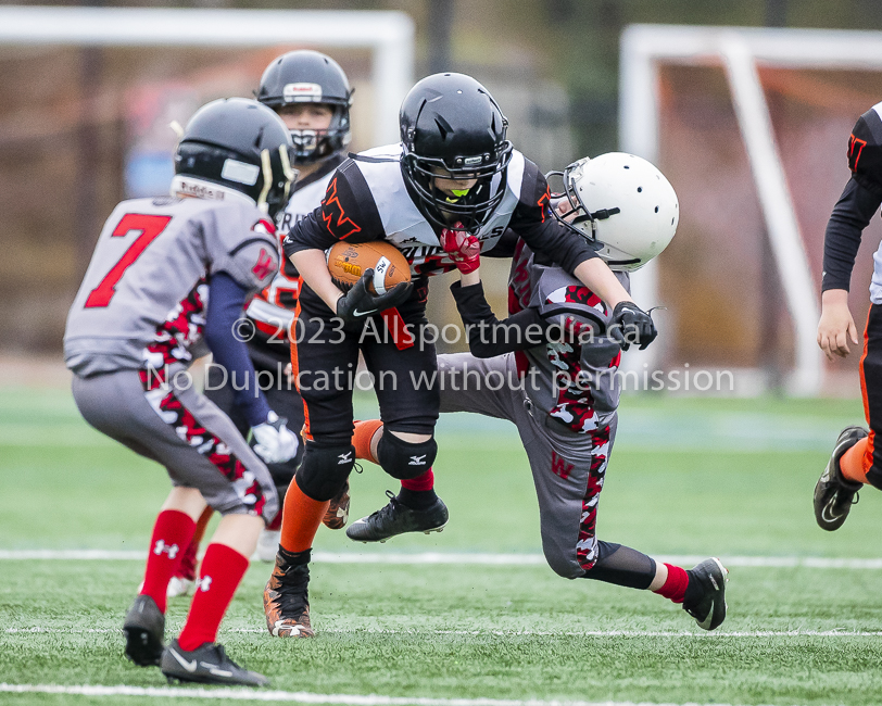 Warriors westshore Wolverines Saanich GVMFA  Goudy Langford football