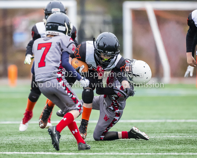 Warriors westshore Wolverines Saanich GVMFA  Goudy Langford football