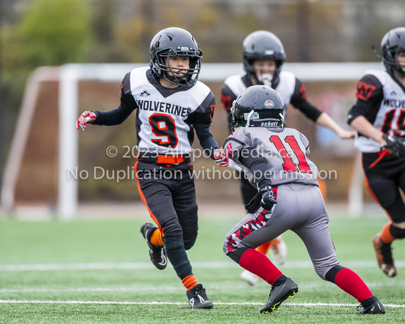 Warriors westshore Wolverines Saanich GVMFA  Goudy Langford football