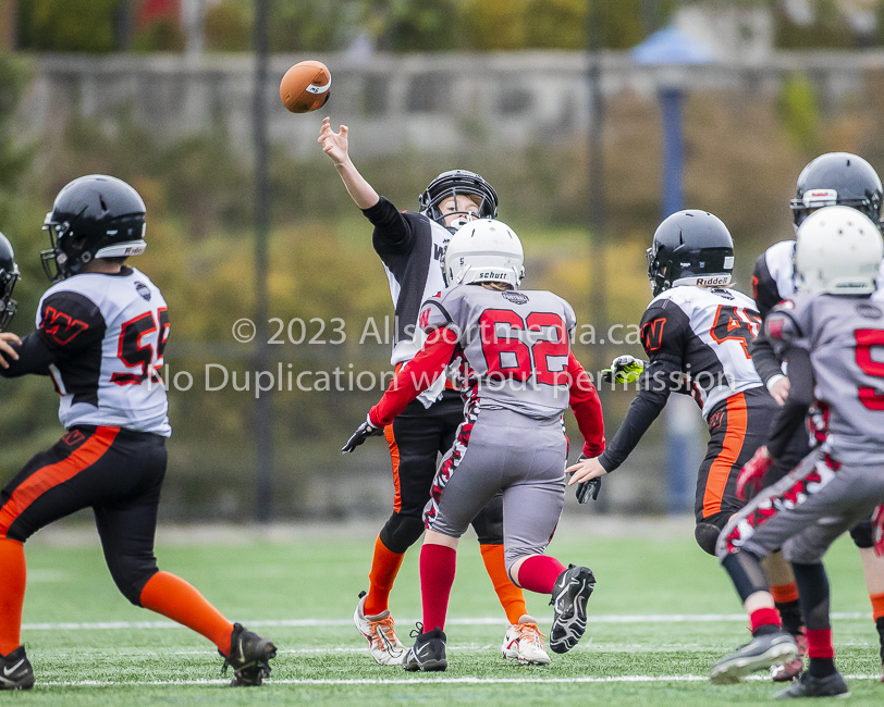 Warriors westshore Wolverines Saanich GVMFA  Goudy Langford football