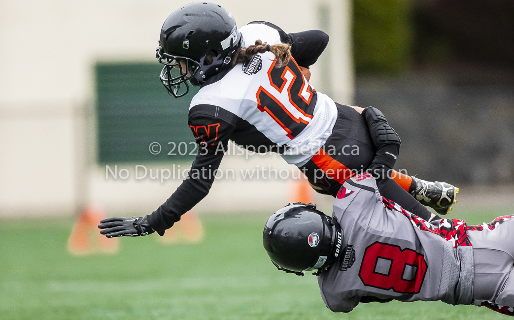 Warriors westshore Wolverines Saanich GVMFA  Goudy Langford football