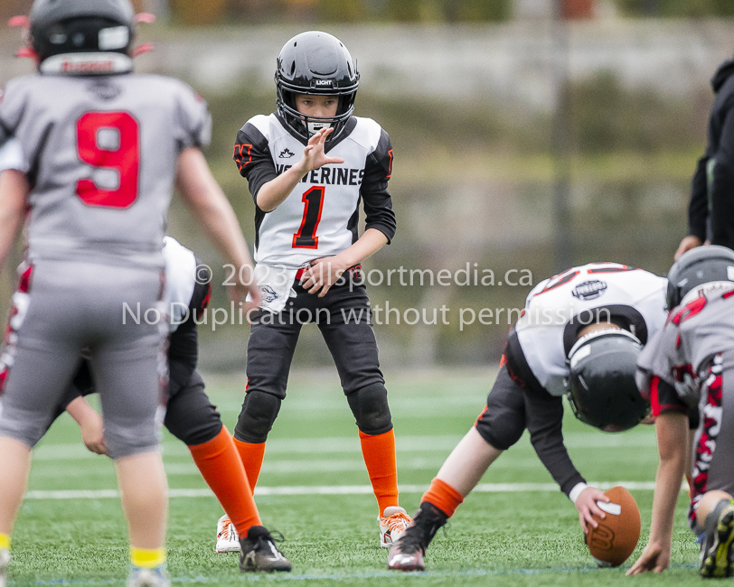 Warriors westshore Wolverines Saanich GVMFA  Goudy Langford football