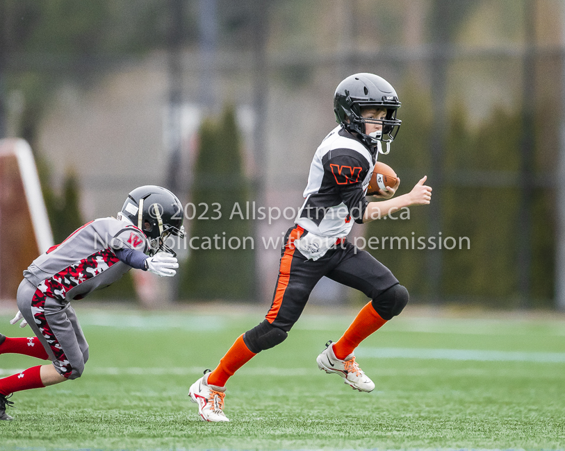 Warriors westshore Wolverines Saanich GVMFA  Goudy Langford football