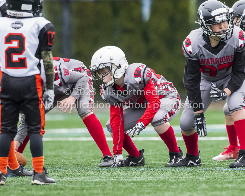 Warriors westshore Wolverines Saanich GVMFA  Goudy Langford football