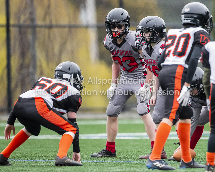 Warriors westshore Wolverines Saanich GVMFA  Goudy Langford football