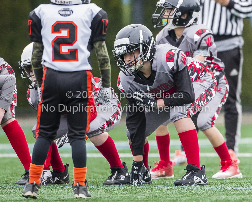 Warriors westshore Wolverines Saanich GVMFA  Goudy Langford football