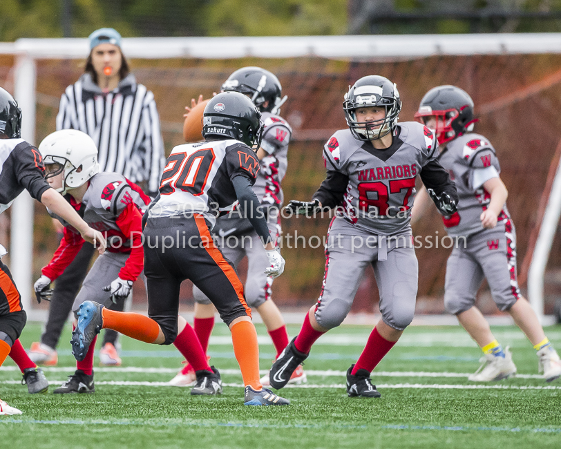 Warriors westshore Wolverines Saanich GVMFA  Goudy Langford football