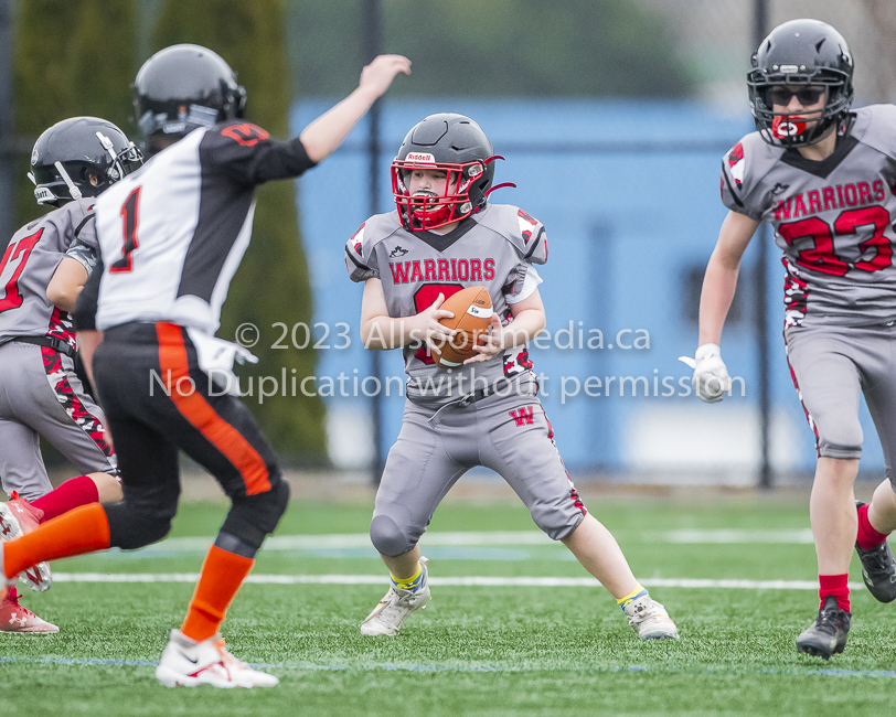 Warriors westshore Wolverines Saanich GVMFA  Goudy Langford football