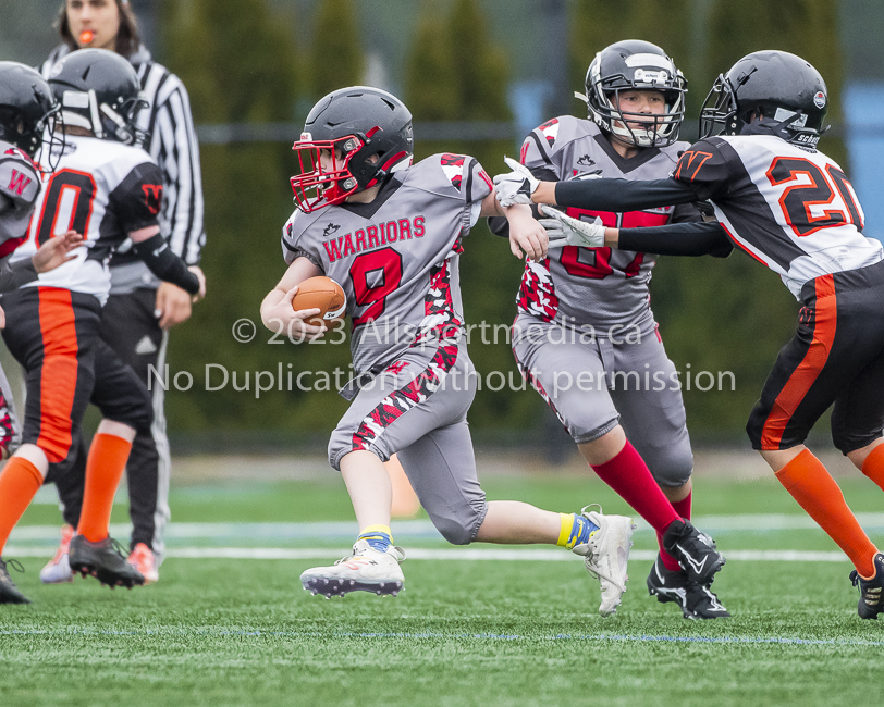 Warriors westshore Wolverines Saanich GVMFA  Goudy Langford football