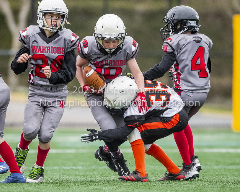 Warriors westshore Wolverines Saanich GVMFA  Goudy Langford football