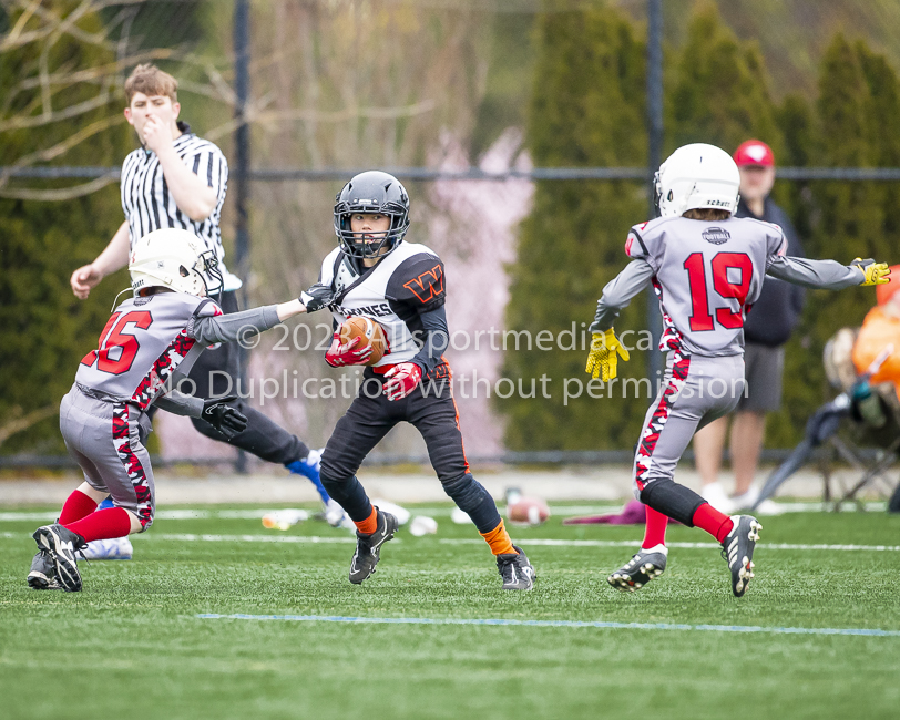 Warriors westshore Wolverines Saanich GVMFA  Goudy Langford football