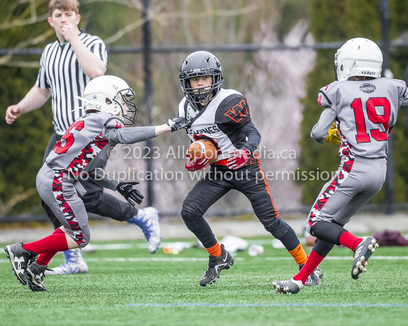 Warriors westshore Wolverines Saanich GVMFA  Goudy Langford football