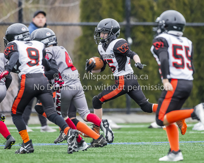 Warriors westshore Wolverines Saanich GVMFA  Goudy Langford football