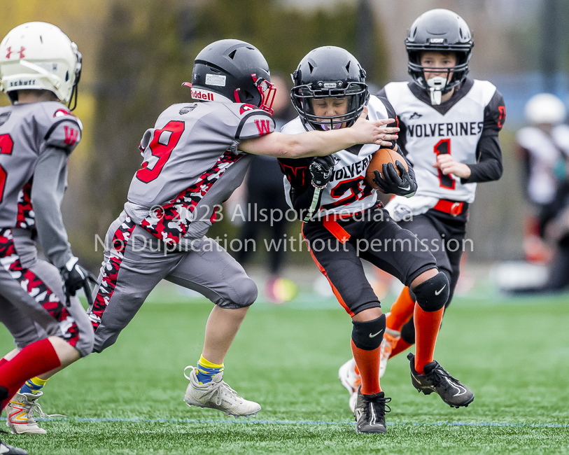 Warriors westshore Wolverines Saanich GVMFA  Goudy Langford football