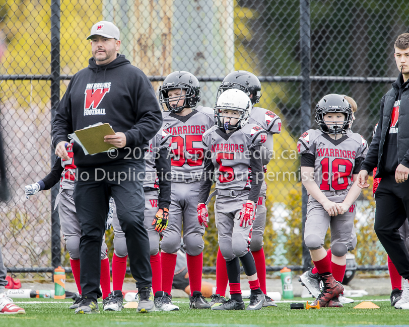 Warriors westshore Wolverines Saanich GVMFA  Goudy Langford football