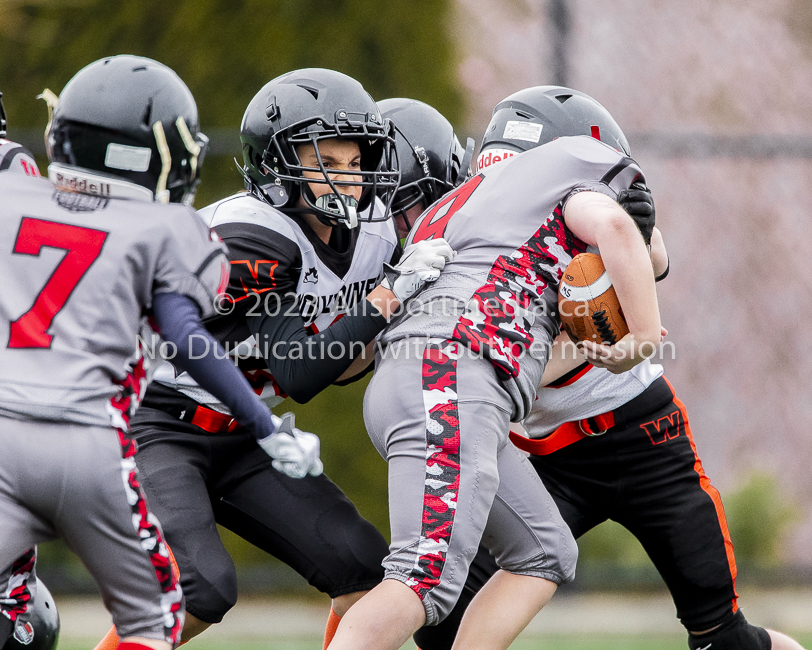 Warriors westshore Wolverines Saanich GVMFA  Goudy Langford football