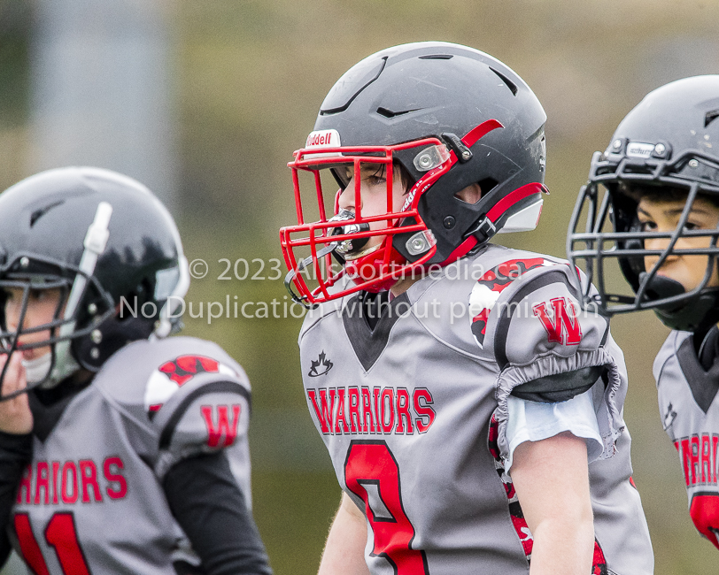 Warriors westshore Wolverines Saanich GVMFA  Goudy Langford football