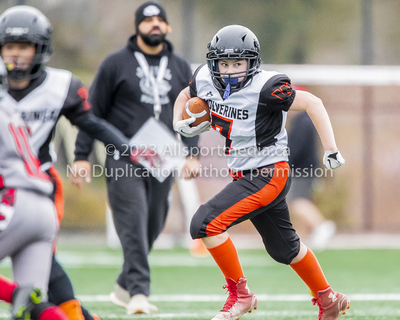 Warriors westshore Wolverines Saanich GVMFA  Goudy Langford football