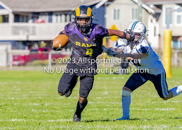 Belmont Bulldogs Football High School Football Allsportmedia Photography BC High School Football AAA Junior Varsity Varsity Goudy Field Langford