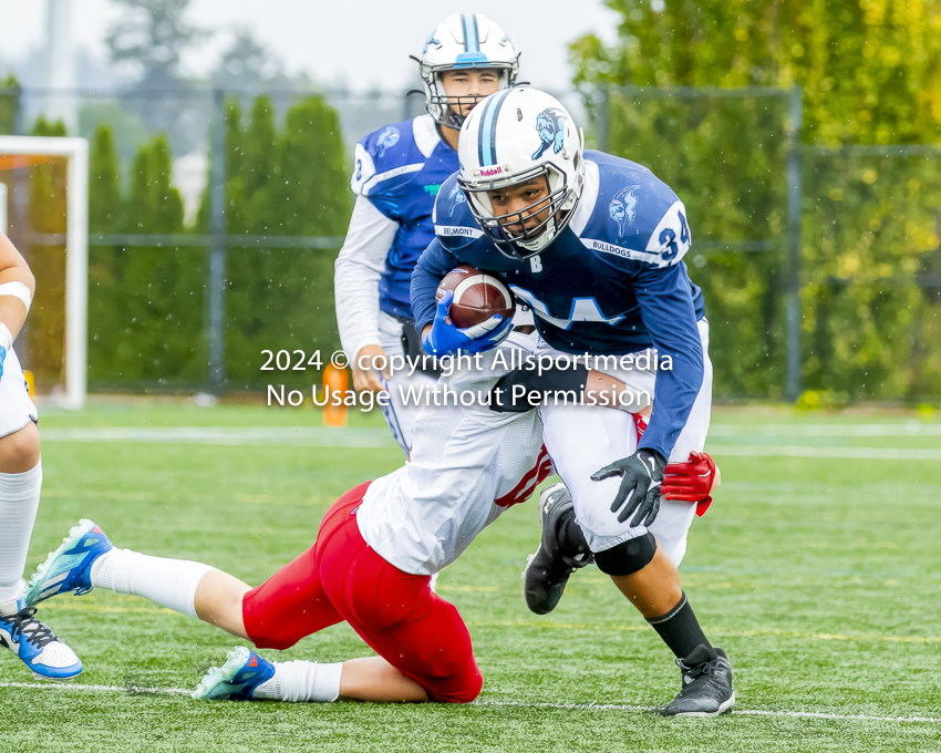 Belmont Bulldogs Football High School Football Allsportmedia Photography BC High School Football AAA Junior Varsity Varsity Goudy Field Langford