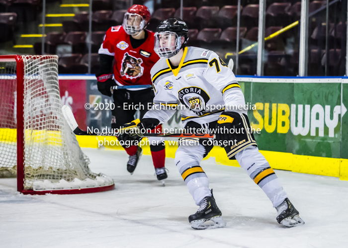 Allsportmedia.ca Independent Sports News Island Sports News Victoria Canon Victoria Grizzlies Naniamo Clippers BCHL Hockey Vancouver Island;independent sports news